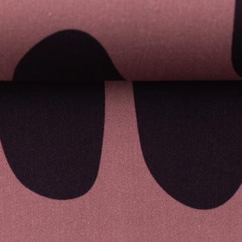 Stretch-Baumwoll-Elasthan - Marvelous Two Tones by lycklig design - altrosa